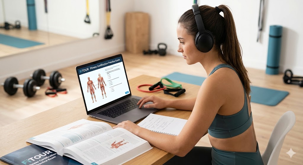 FiTOUR Fitness Certification Practice Test Banner