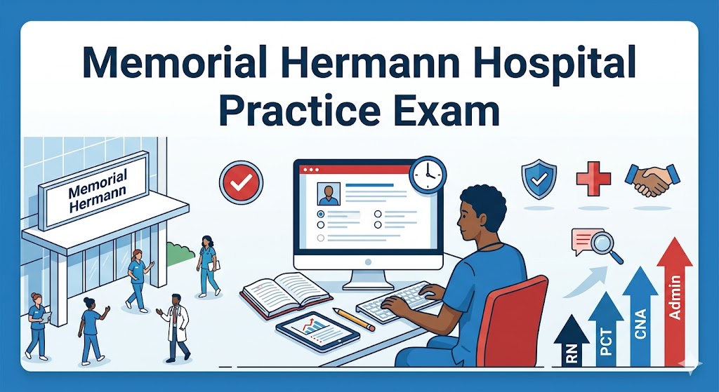 Memorial Hermann Hospital Practice Test Banner