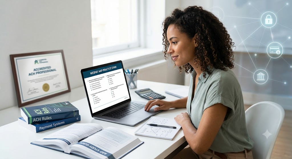 WesPay Accredited ACH Professional (AAP) Practice Exam Banner