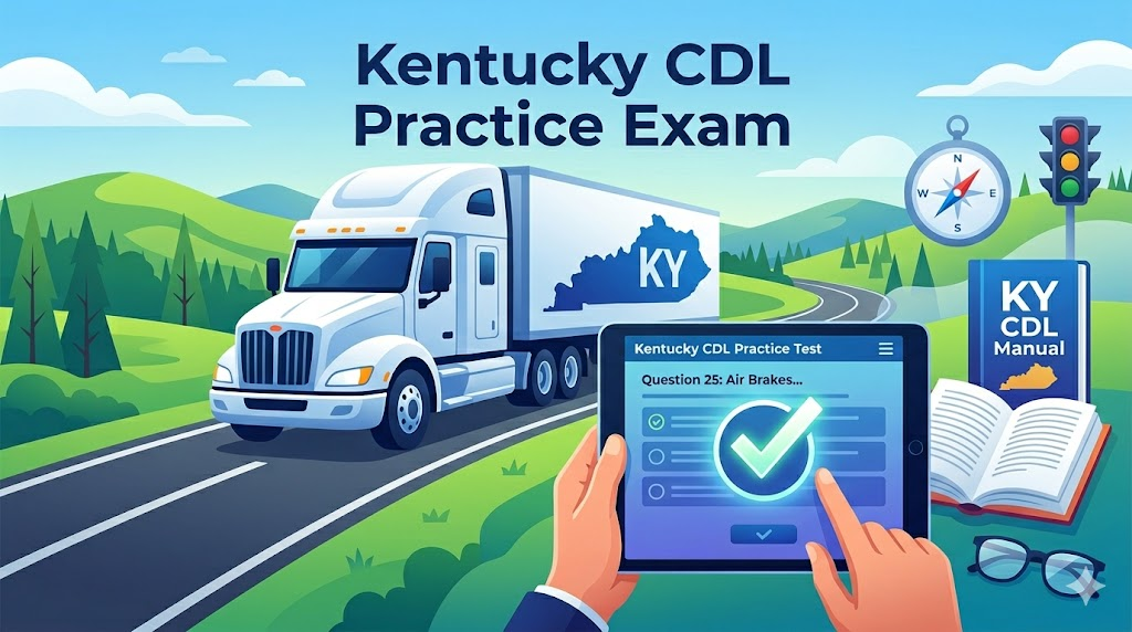 Kentucky CDL Practice Test Banner