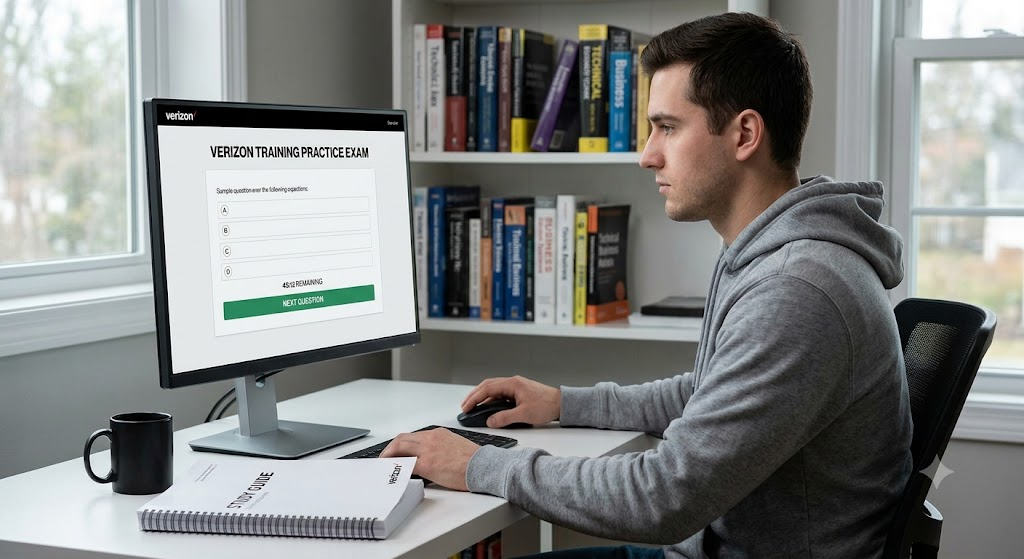 Verizon Training Practice Test Banner