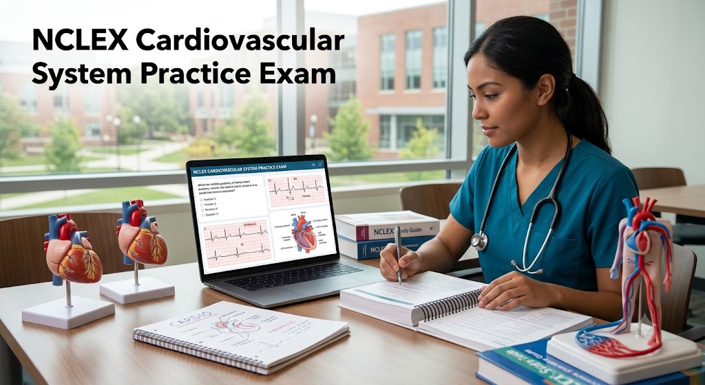NCLEX Cardiovascular System Practice Test Banner