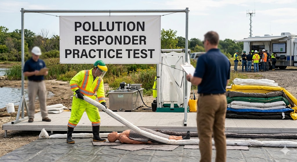 Pollution Responder Practice Test Banner