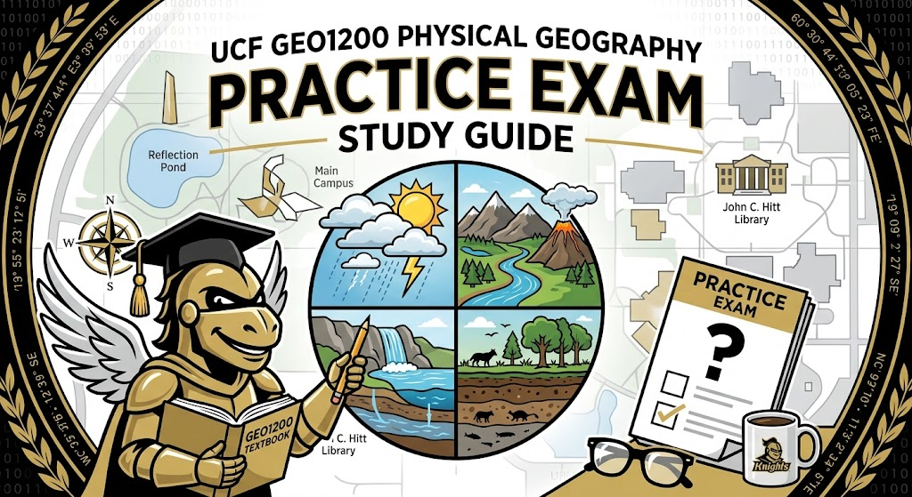 University of Central Florida (UCF) GEO1200 Physical Geography Practice Exam Banner