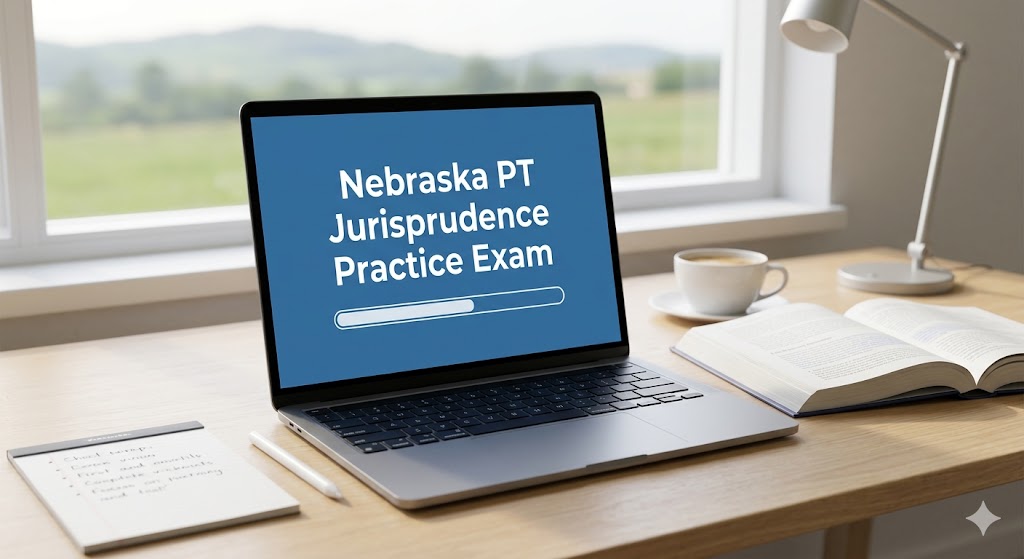 Nebraska PT Jurisprudence Practice Exam Banner