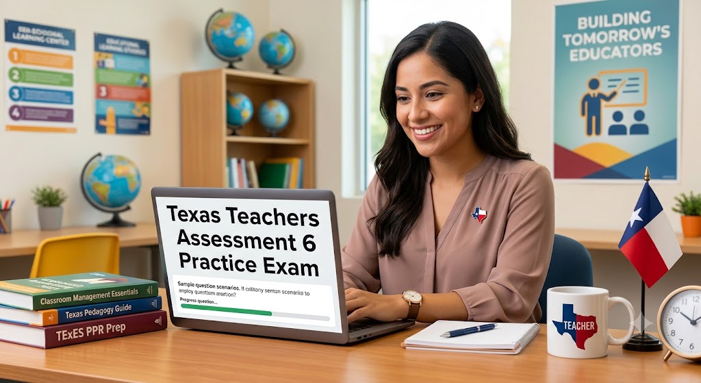 Texas Teachers Assessment 6 Practice Exam Banner