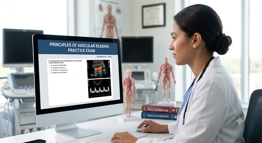 Principles of Vascular Reading Practice Test Banner