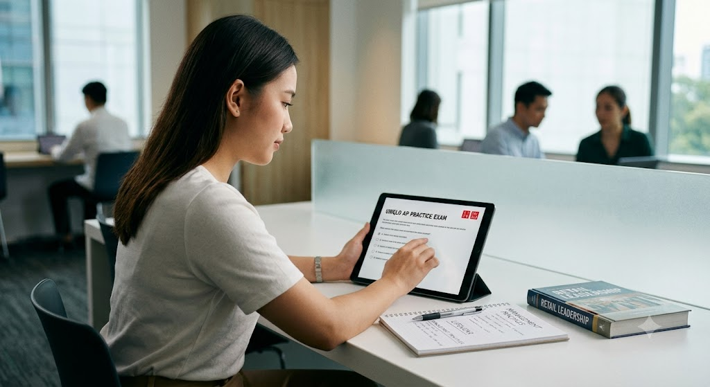 Uniqlo AP Practice Test Banner