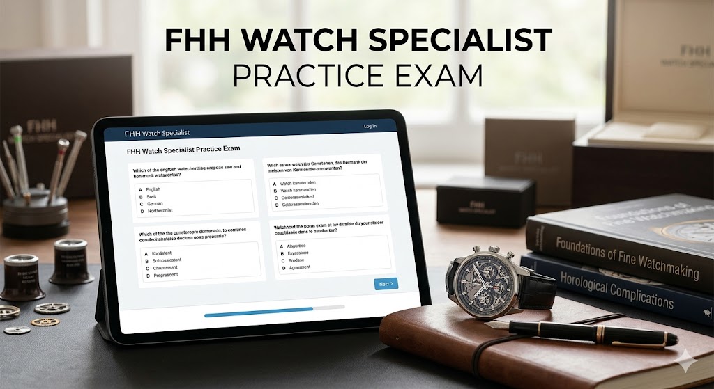 FHH Watch Specialist Practice Exam Banner