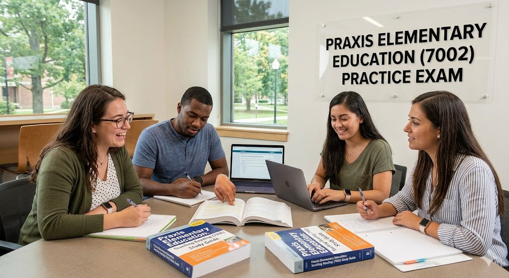 Praxis Elementary Education: Teaching Reading (7002) Practice Exam Banner