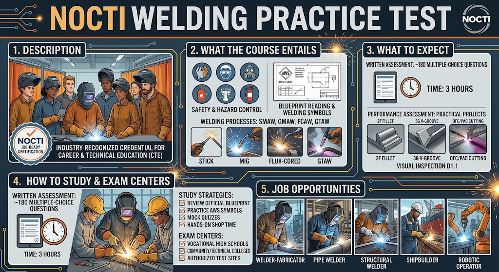 NOCTI Welding Practice Test Banner