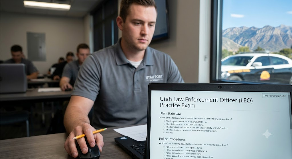 Utah Law Enforcement Officer (LEO) Practice Exam Banner