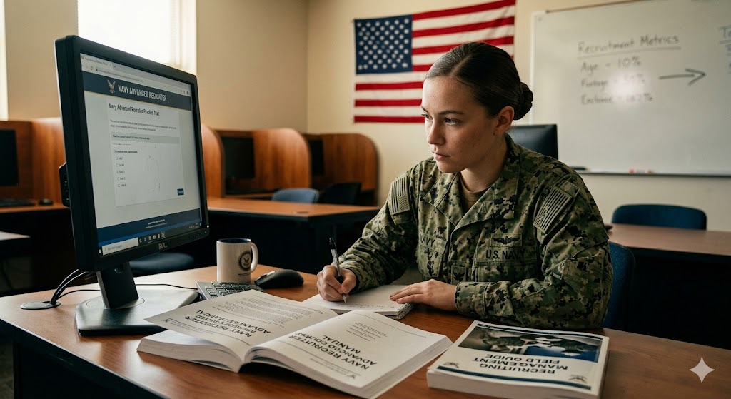 Navy Advanced Recruiter Practice Exam Banner