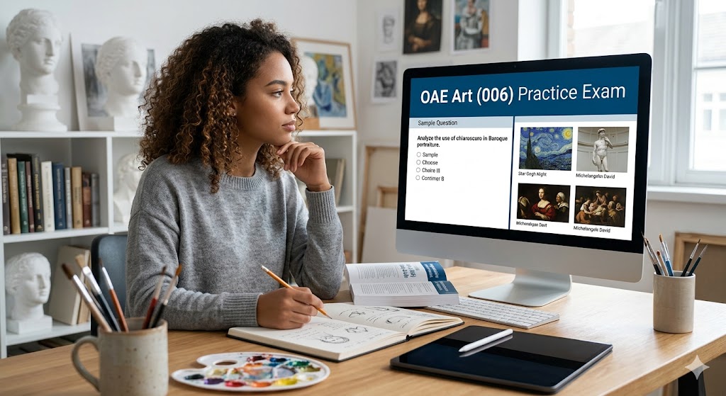 OAE Art (006) Practice Exam Banner