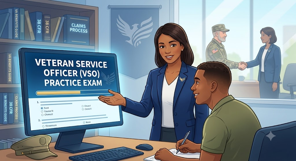 Veteran Service Officer (VSO) Practice Exam Banner
