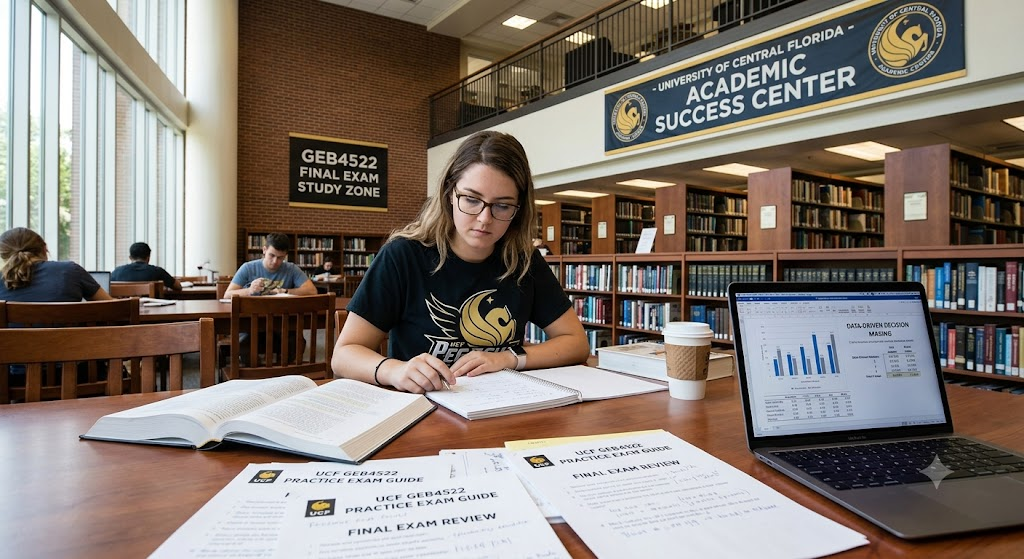 University of Central Florida (UCF) GEB4522 Data Driven Decision Making Final Exam Practice Banner