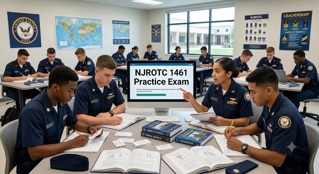 NJROTC National Academic Exam Serial No. 1461 Practice Banner