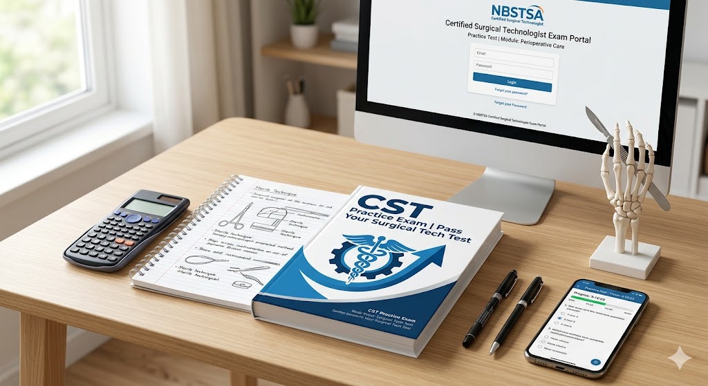 PSI NBSTSA Certified Surgical Technologist (CST) Practice Exam Banner