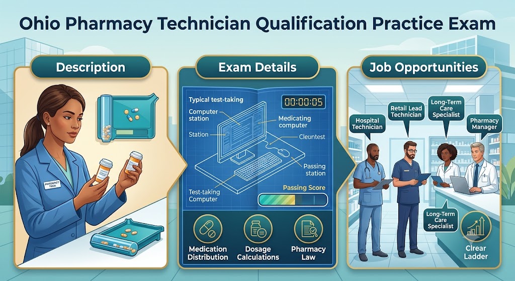 Ohio Pharmacy Tech Qualification Practice Exam Banner