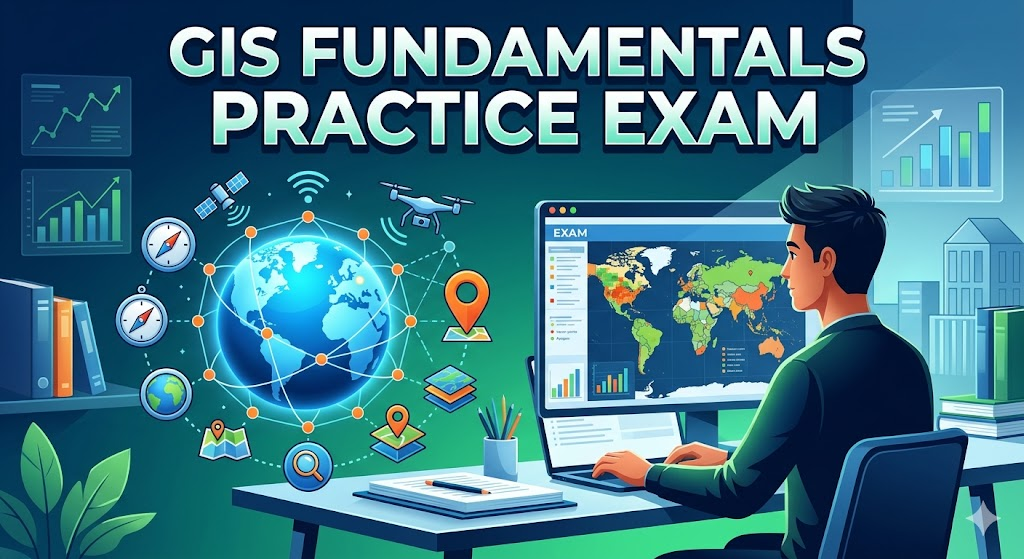 Fundamentals of Geographic Information Systems (GIS) Practice Test Banner