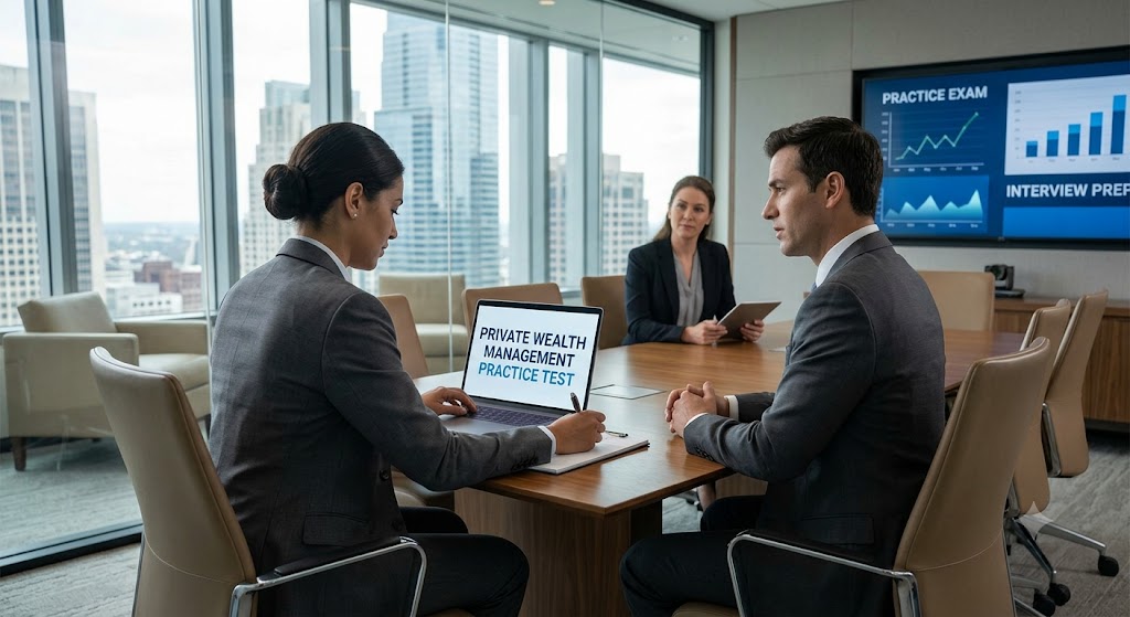 Private Wealth Management Interview Practice Test Banner