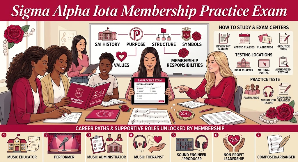 Sigma Alpha Iota Membership Practice Exam Banner