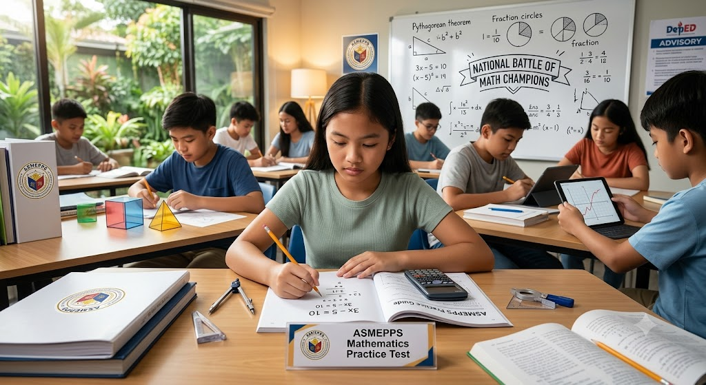 ASMEPPS Mathematics Practice Test Banner