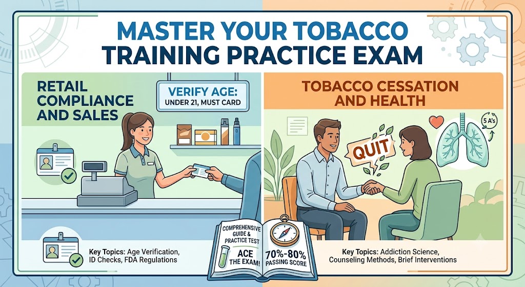 Tobacco Training Practice Exam Banner