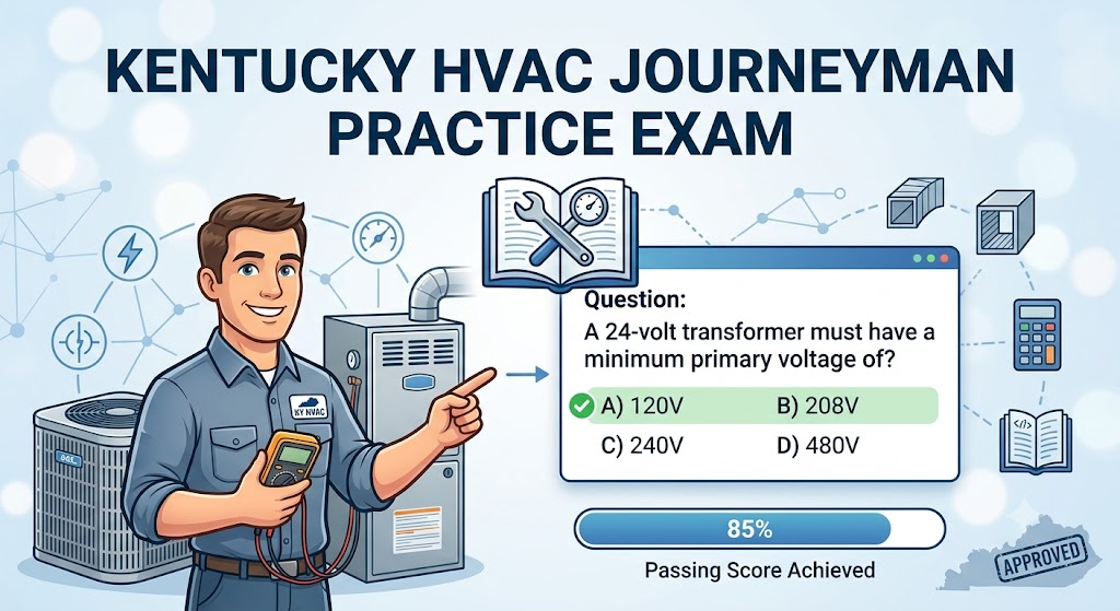 Kentucky HVAC Journeyman Practice Exam Banner