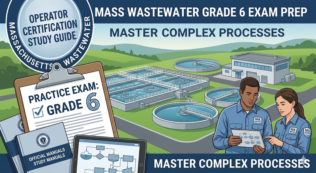 Massachusetts Wastewater Operator Grade 6 Practice Test Banner