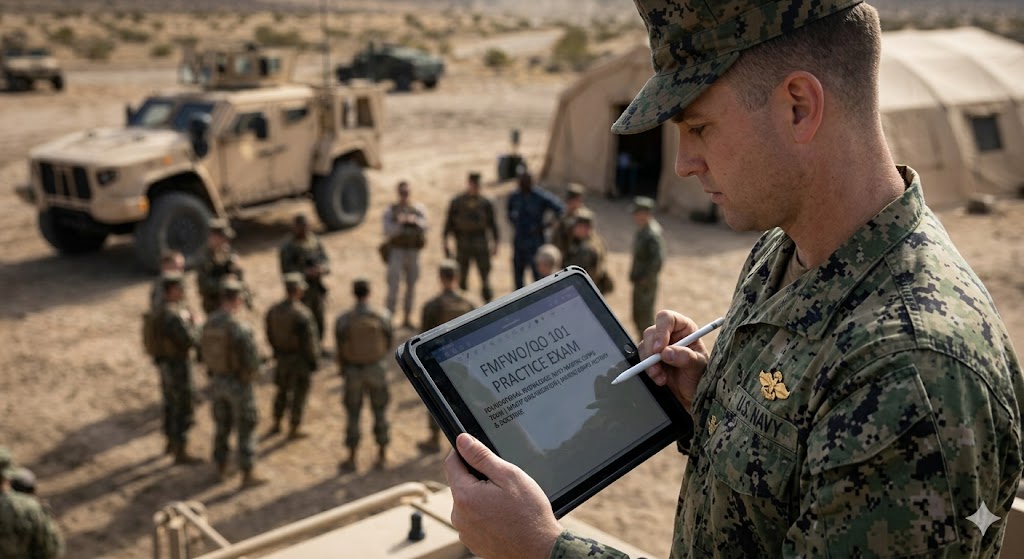 FMF Warfare/Qualified Officer (FMFWO/QO) 101 Practice Test Banner