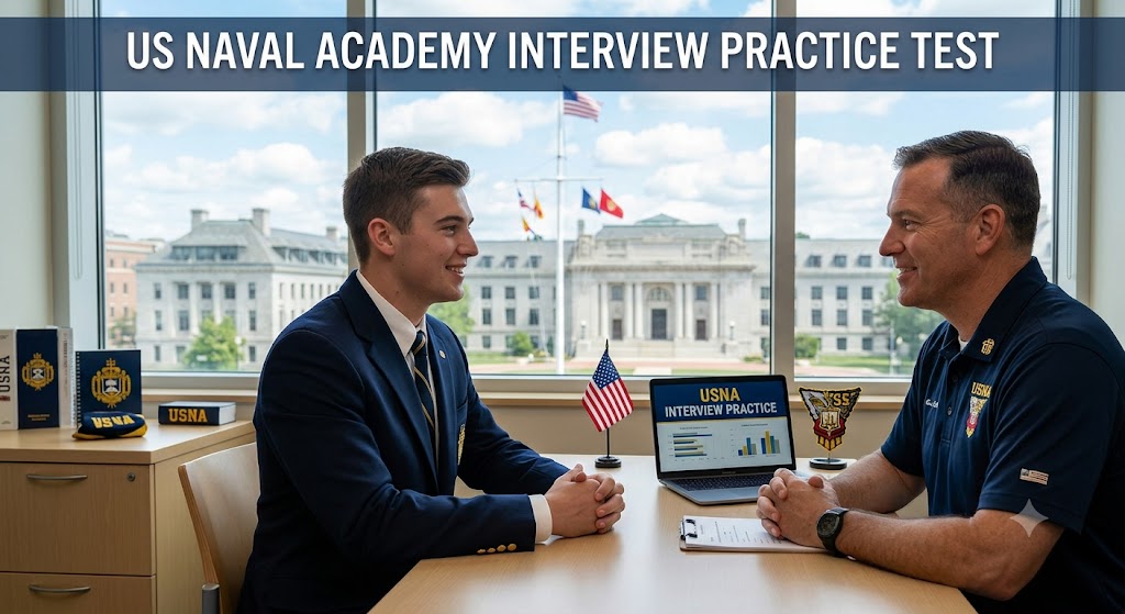 US Naval Academy (USNA) Interview Practice Test Banner
