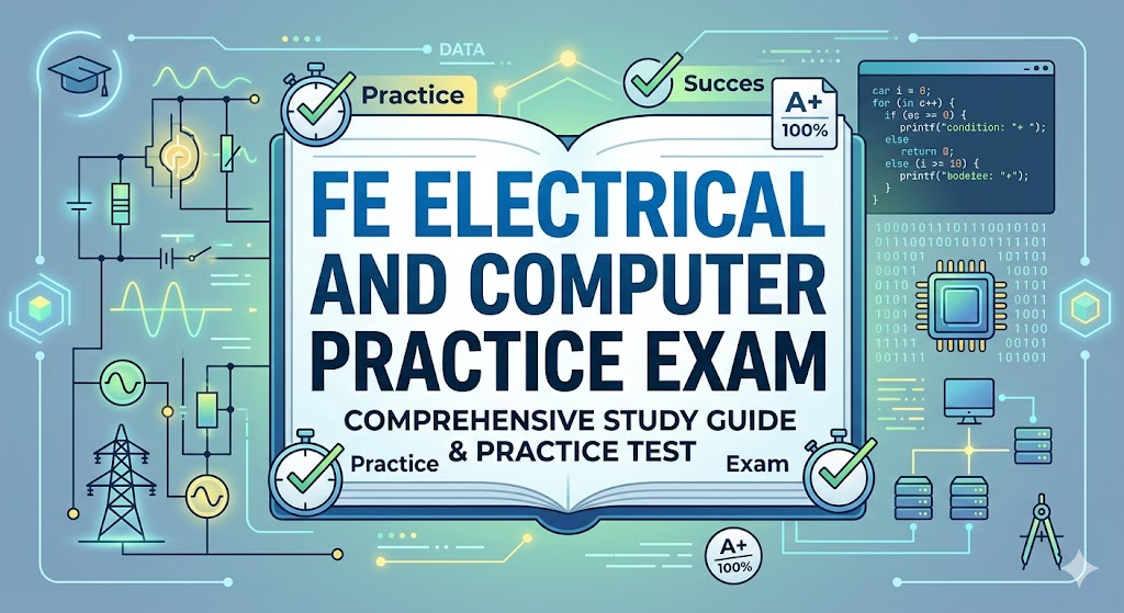 FE Electrical and Computer Practice Exam Guide Banner