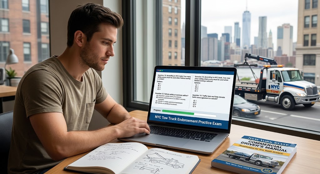 NYC Tow Truck Endorsement Practice Exam Banner