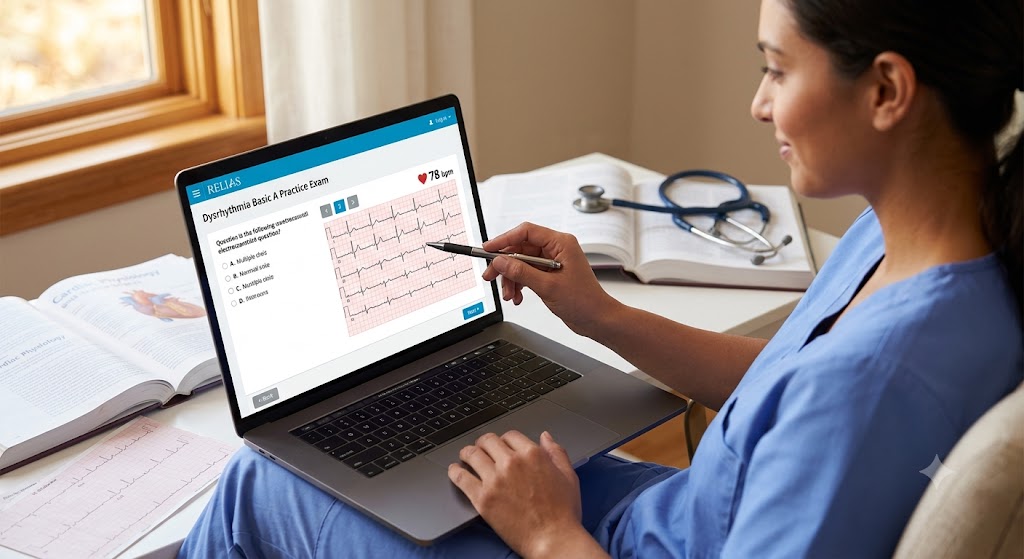 Relias Dysrhythmia Basic A Practice Test Banner