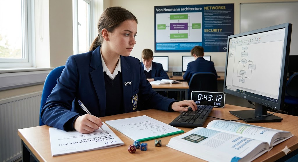 Oxford, Cambridge and RSA (OCR) GCSE Computer Science Practice Exam Banner