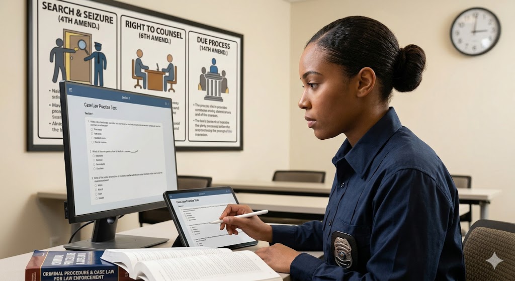 Police Academy Case Law Practice Test Banner