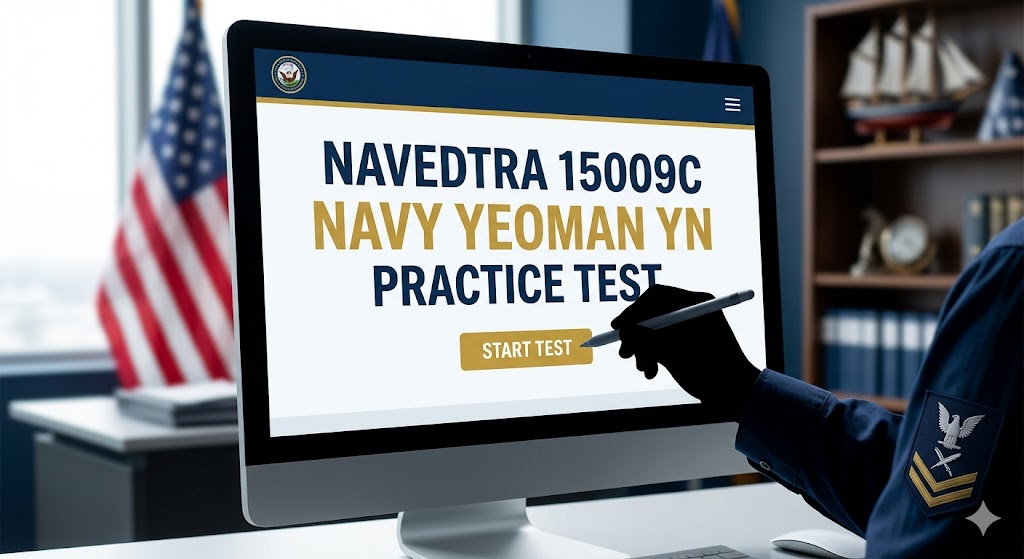 NAVEDTRA 15009C, Yeoman (YN) Practice Test Banner