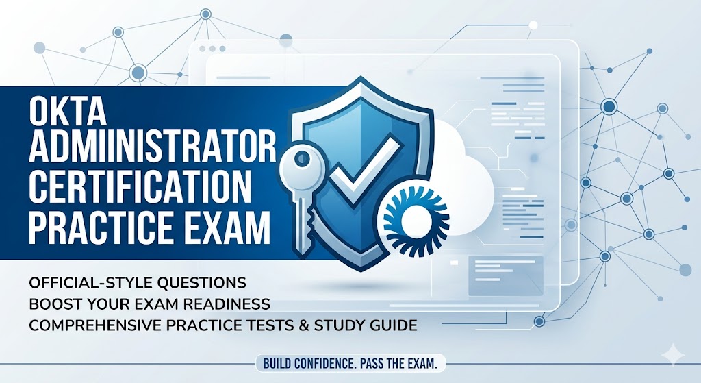 Okta Administrator Certification Practice Exam Banner