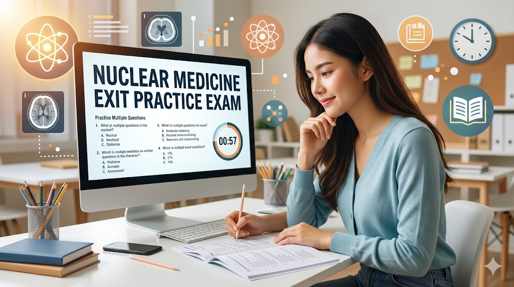 Nuclear Medicine Exit Practice Exam Banner