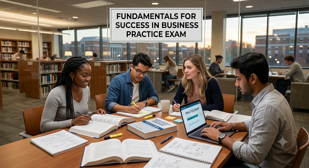 Fundamentals for Success in Business Practice Test Banner