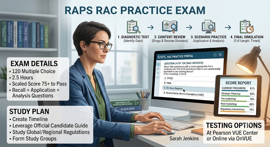 Regulatory Affairs Professionals Society (RAPS) Practice Test Banner