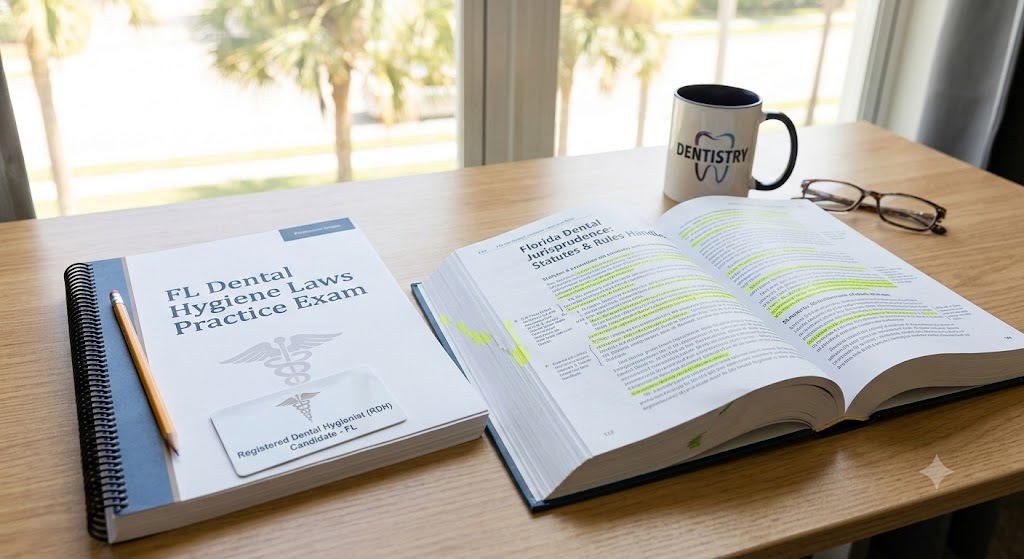 Florida Dental Hygiene Laws and Rules Board Practice Exam Banner