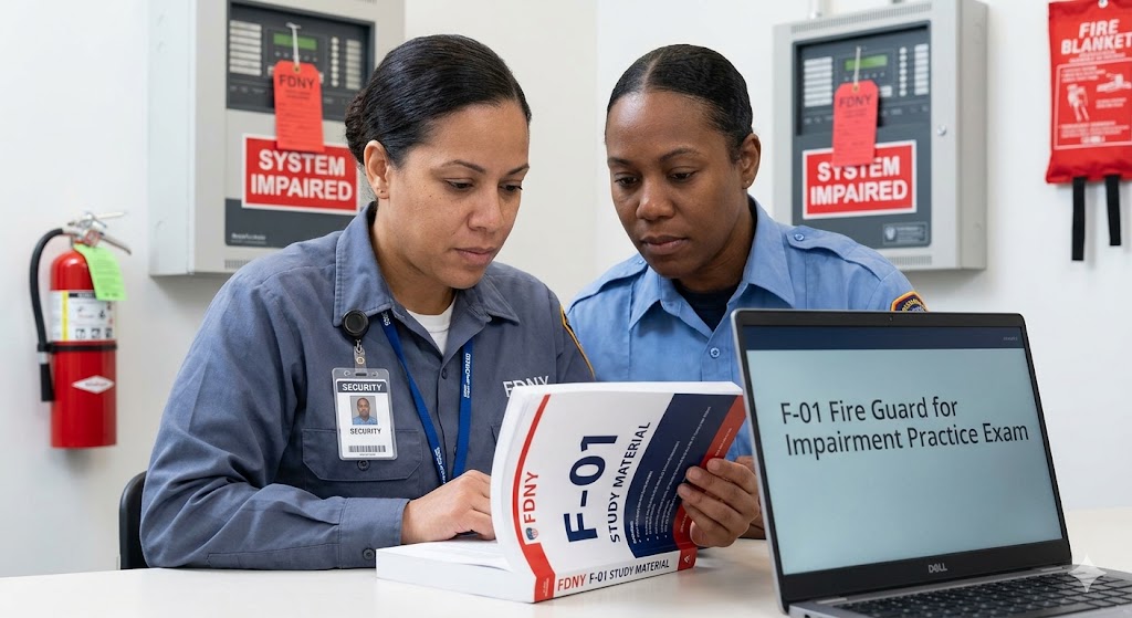 Fire Guard for Impairment (F-01) Practice Exam Banner