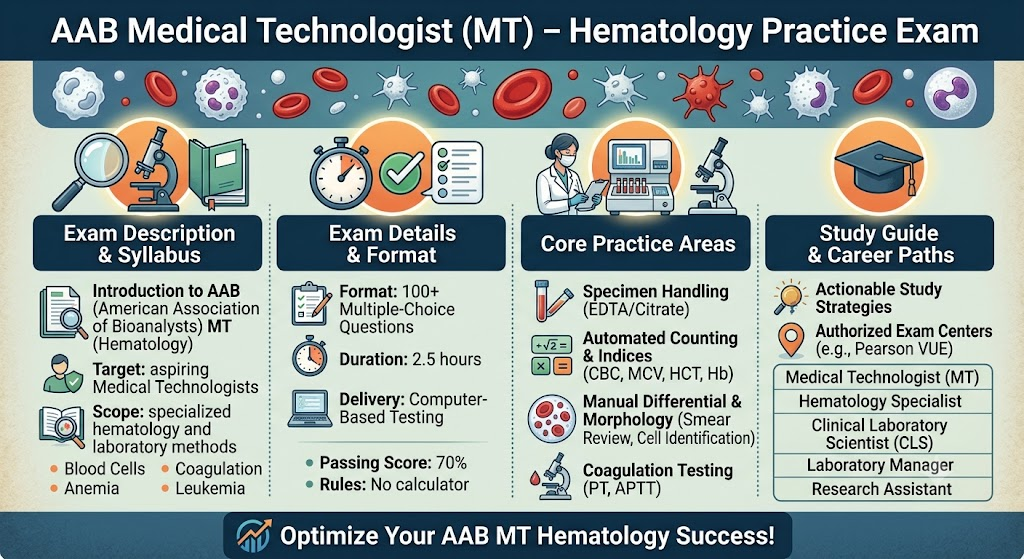 AAB Medical Technologist (MT) – Hematology Practice Exam. Banner