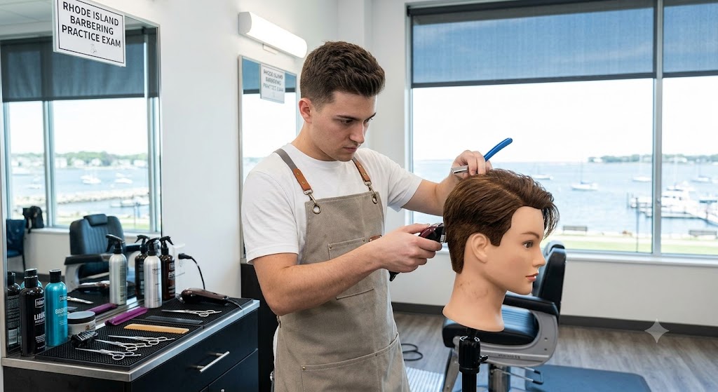 Rhode Island Barbering Practice Exam Banner