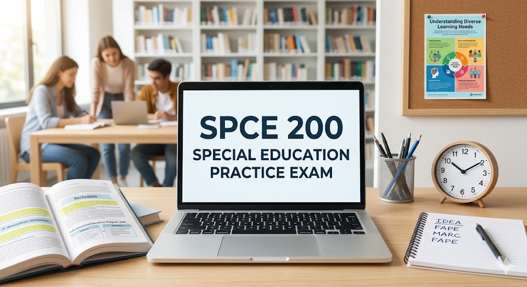 Introduction to the Foundations and Issues in Special Education (SPCE 200) Midterm Practice Test Banner