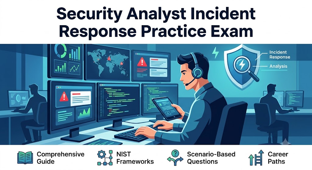 Security Analyst Incident Response Practice Exam Banner