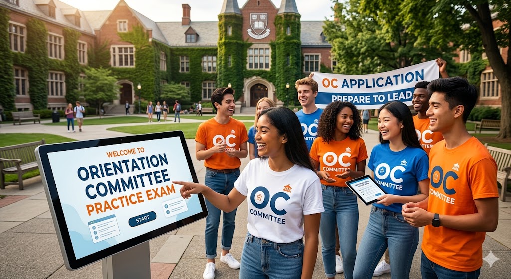 Orientation Committee (OC) Application Practice Test Banner