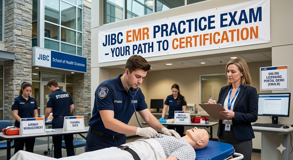 JIBC Emergency Medical Responder (EMR) Practice Exam Banner